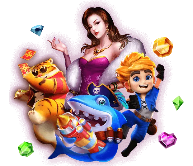 Diverse casino games including slots and live casino